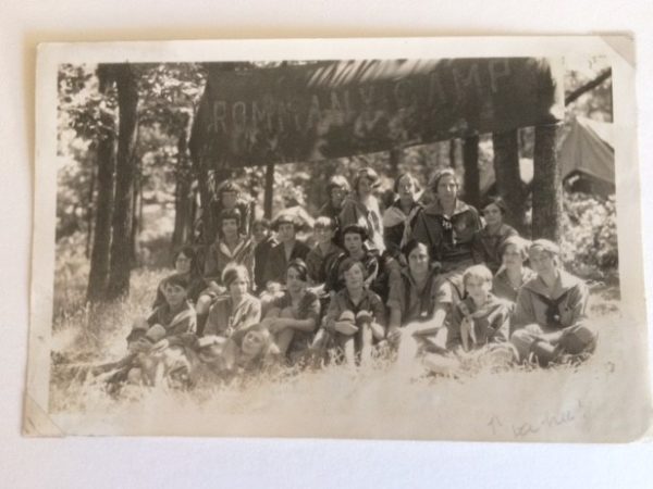 1930 Girl Scout Camp Photo