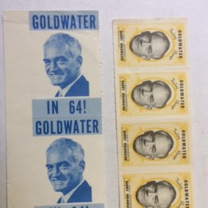 6 Goldwater Campaign Stamps 1964