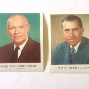 Ike and Nixon Large Campaign Stamps