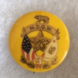 Native Daughters of the Golden West 1900 Pinback