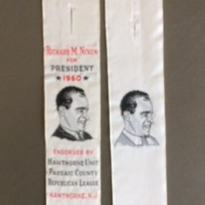 Richard Nixon Presidential 1960 Ribbons from New Jersey