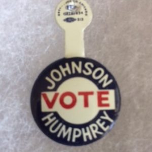 Vote Johnson Humphrey tab 1964