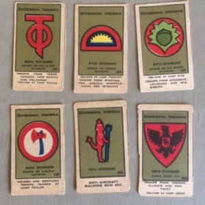 WW I Strip Cards US Insignia Group 1