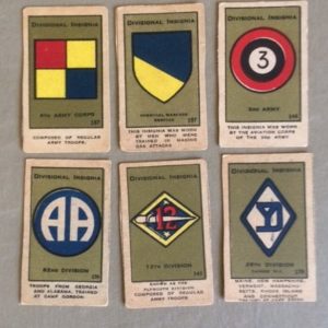 WW I Strip Cards US Insignia Group 2