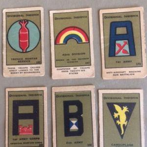WW I Strip Cards US Insignia Group 5