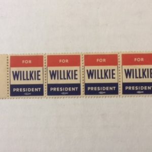 Willkie for President stamps 4