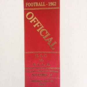 usc ucla football 1962 ribbon