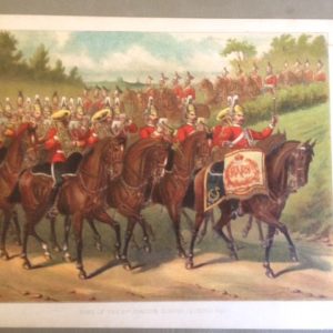 1880s Lithograph 2nd Dragoons