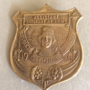 1916 Republican National Convention Badge