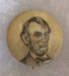 Abe Lincoln Celluloid Pinback