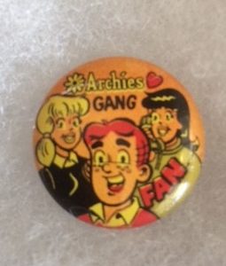 Archie Gang Fan Pinback 1970