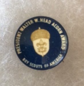 Boy Scout Acorn Award Pinback old