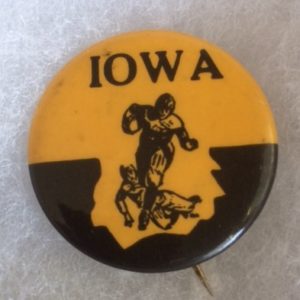 Iowa Football 1930s Pinback