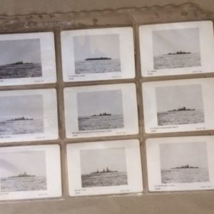 Japan Naval Ship Indentification Cards front