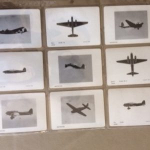 Japanese Plane Identification Cards front