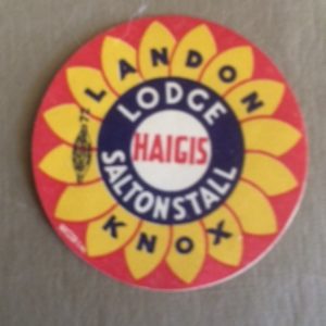1936 Landon Lodge Saltonstall Knox Sticker