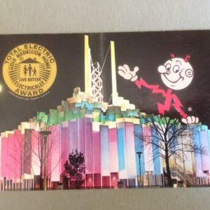 Reddy Kilowatt 1964 NYWF Postcard front
