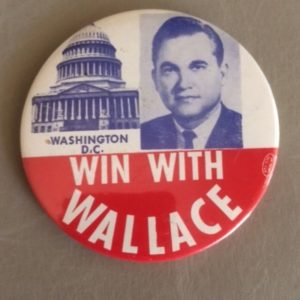 Win with Wallace Wash DC pinback