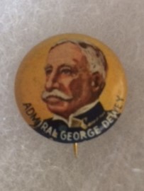 Admiral George Dewey Yank Pinback