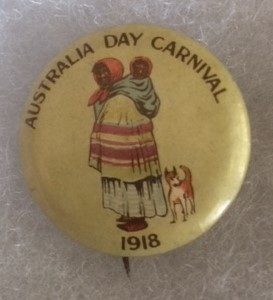 Australia Day Carnival 1918 Pinback