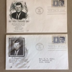 JFK Memorial 1st Day Covers - 2
