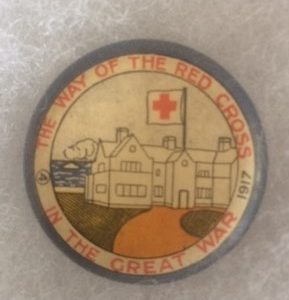 Red Cross The Great War 1917 pinback