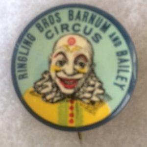 Ringling Bros Barnum and Bailey Circus Clown Pinback