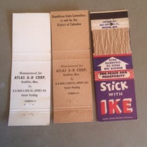 Stick with Ike Matchbooks