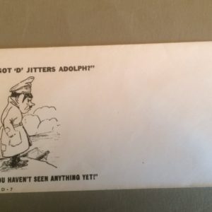 WWII Patriotic Envelope Got D Jitters Adolph