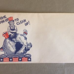 WWII Time to Cleanup Patriotic Envelope