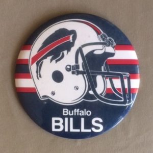 Large Buffalo Bills Football Pinback