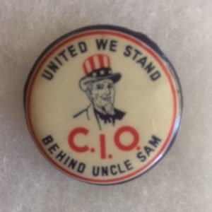 CIO Uncle Sam Pinback