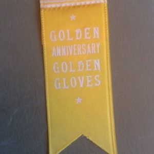 Golden Gloves 1976 Golden Anniversary Ribbon