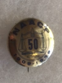 NAACP 1959 50th Pinback