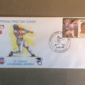 Barry Bonds First Day Cover 1989
