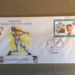 Ty Cobb First Day Cover 1988