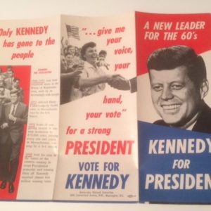 1960 Kennedy for President New Leader Brochure