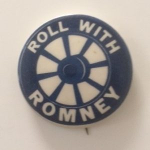 1968 Roll with Romney Pinback