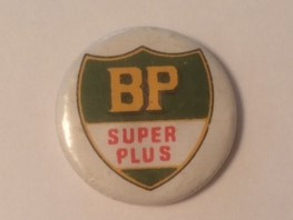 BP Super Plus Gasoline Pinback