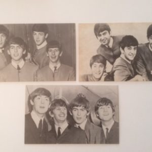 Beatles Arcade Cards 3 showing all four Beatles