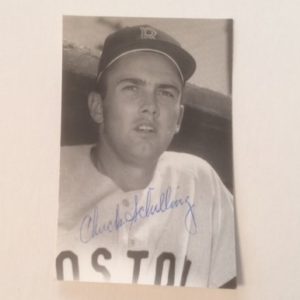 Chuck Schilling Autographed Real Photo Postcard