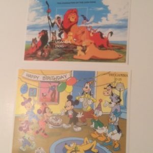 Disney stamp sheets 2 of 4