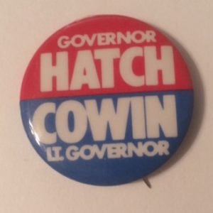 Gov. Hatch and Cowin Lt Gov. Pinback