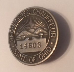 Ohio Chauffeur badge 1928