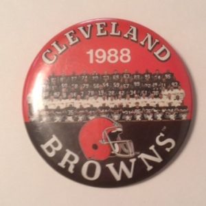 Cleveland Browns 1988 Large Pinback