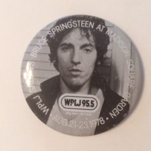 WPLJ Springsteen Pinback 1978