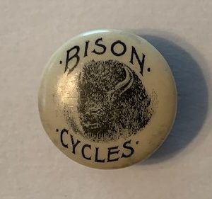 Bison Bicycle stud 1890s