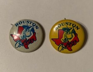 Houston Colts Baseball Guys Potato Chips pinbacks 1965