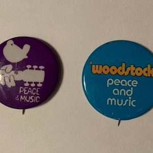Woodstock Music Pinbacks